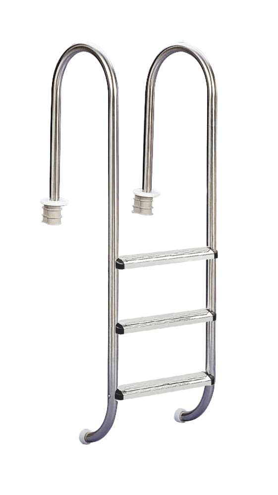 Chambord лестница со cтупенями из нержавеющей стали, с креплением в грунт